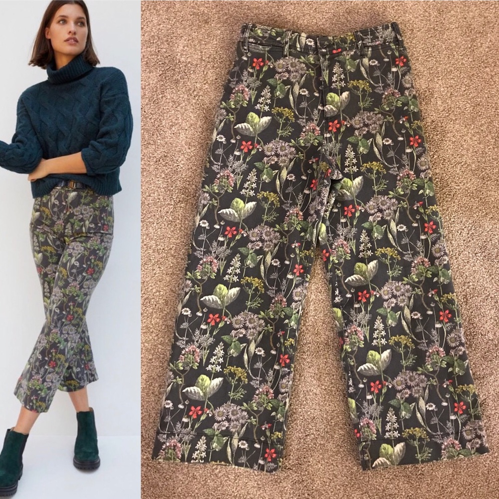 Pilcro “Water Lily” Ultra High Wide Leg Jeans
